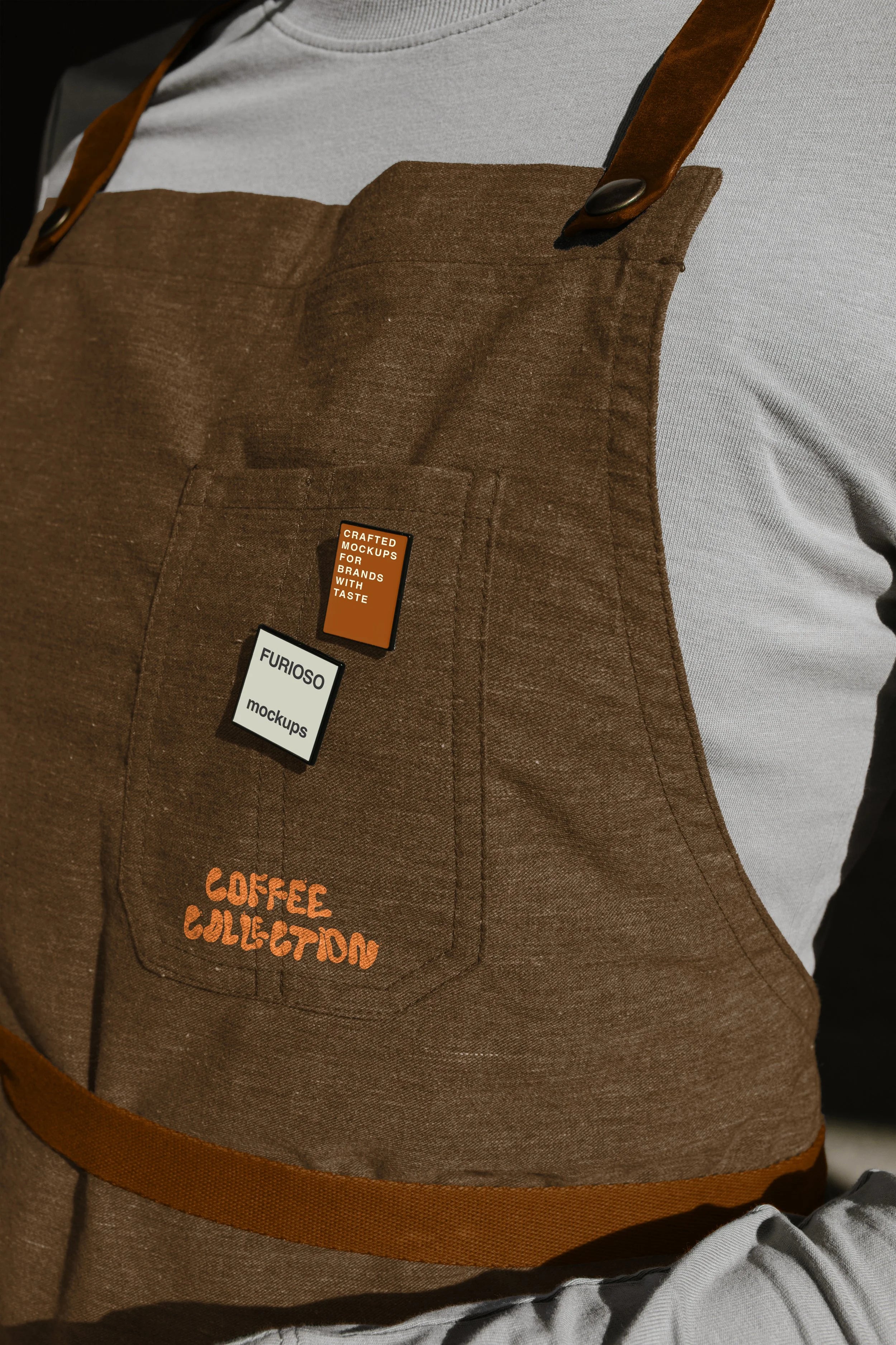 Apron Mockup 01CC PSD mockup from the Coffee Collection – FURIOSO