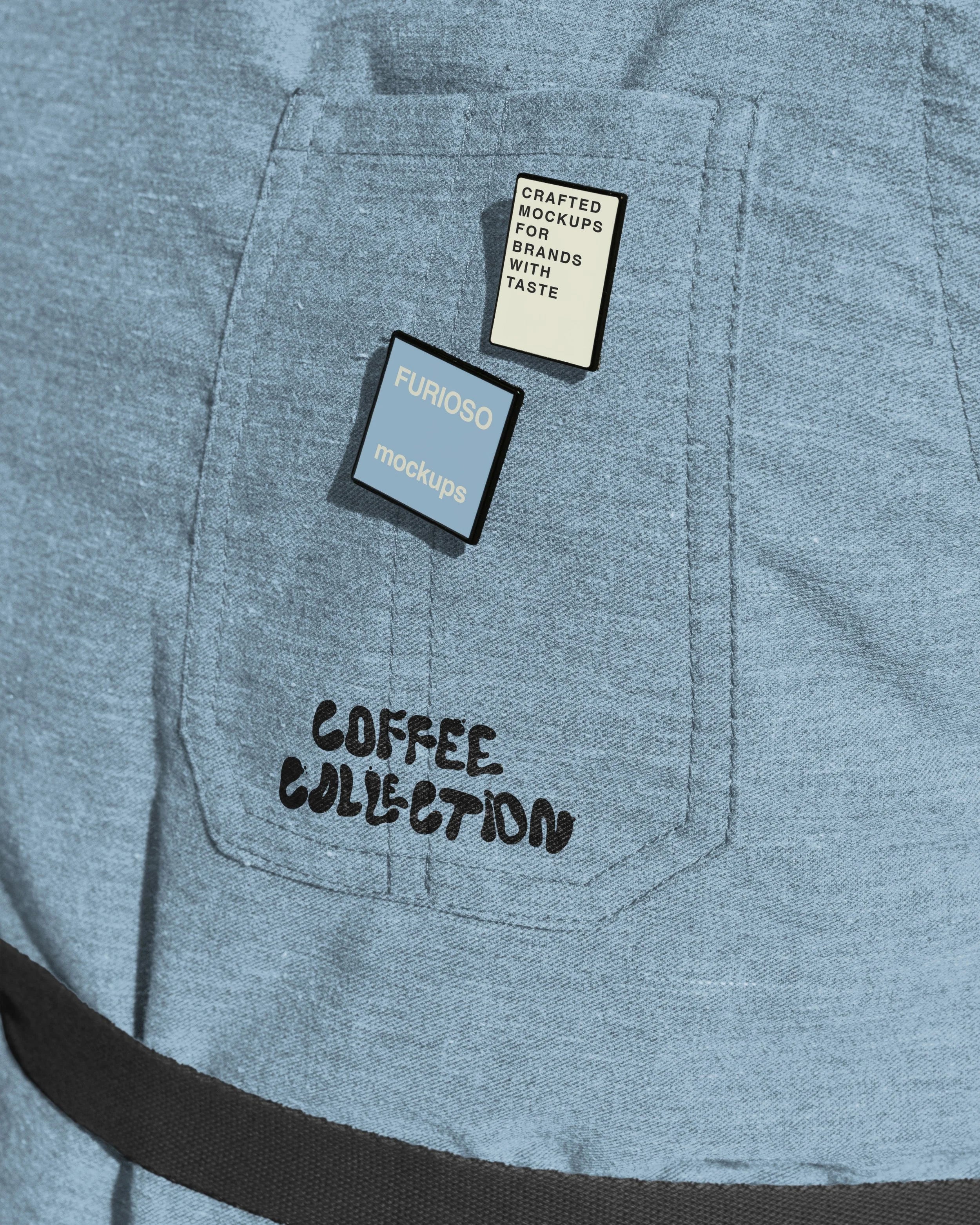 Apron Mockup 01CC PSD mockup from the Coffee Collection – FURIOSO