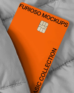 Bank Card Mockup 03FM PSD mockup from the Basic Collection – FURIOSO
