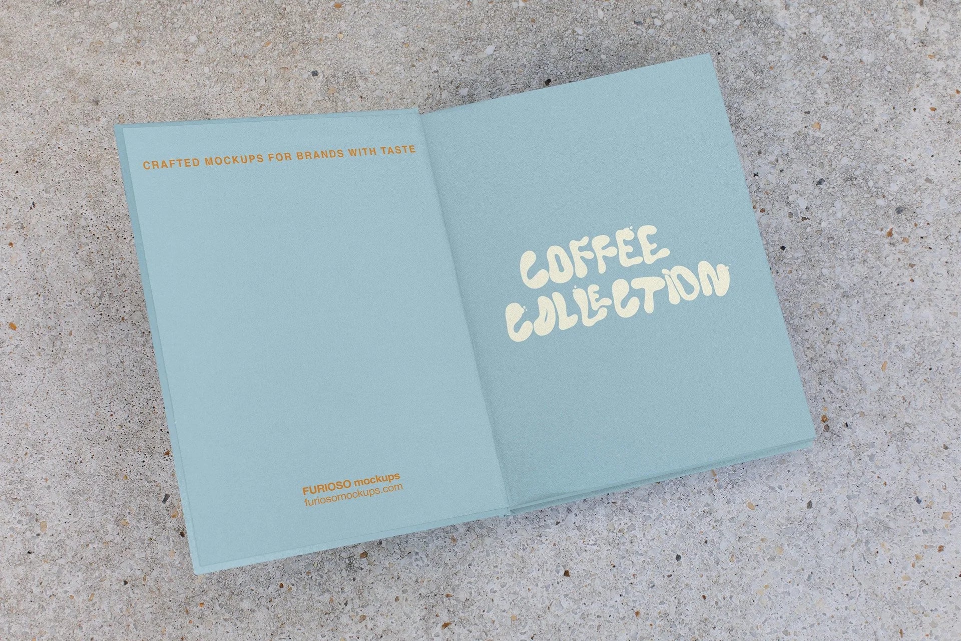 Book Mockup 01CC PSD mockup from the Coffee Collection – FURIOSO
