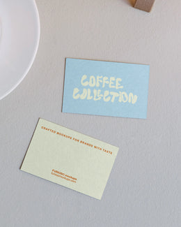 Business Cards Mockup 01CC PSD mockup from the Coffee Collection – FURIOSO
