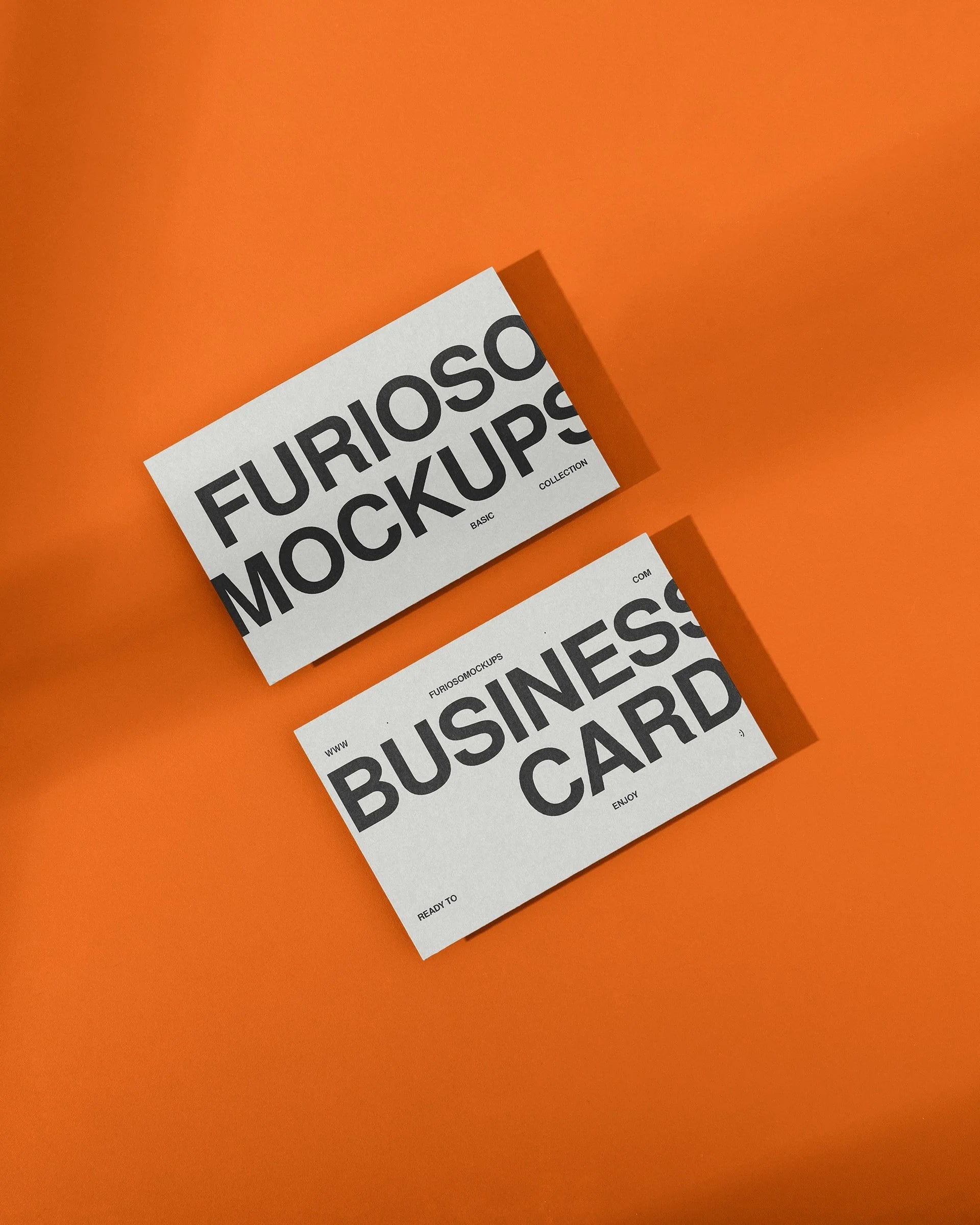 Business Cards Mockup 01FM PSD mockup from the Basic Collection – FURIOSO