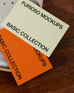 Business Cards Mockup 20FM PSD mockup from the Basic Collection – FURIOSO
