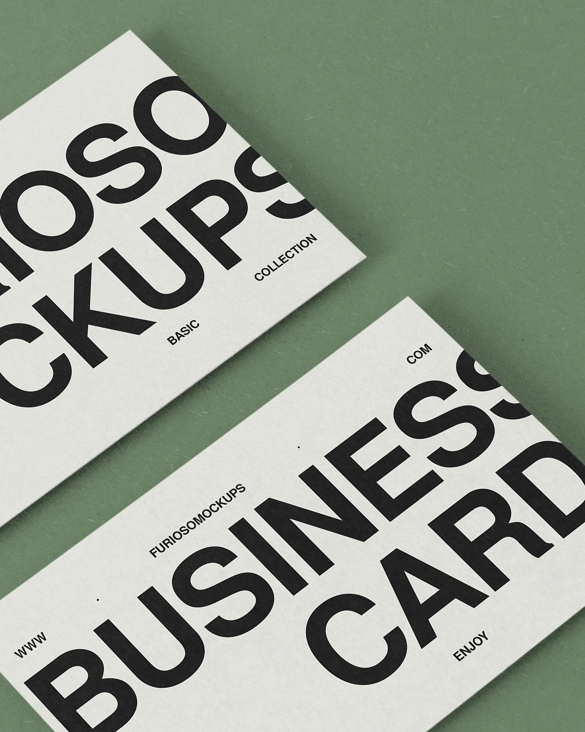 Business Cards Mockup 22FM PSD mockup from the Basic Collection – FURIOSO