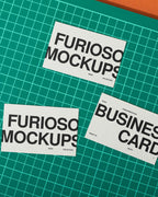 Business Cards Mockup 24FM PSD mockup from the Basic Collection – FURIOSO