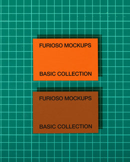 Business Cards Mockup 25FM PSD mockup from the Basic Collection – FURIOSO