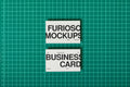 Business Cards Mockup 25FM PSD mockup from the Basic Collection – FURIOSO