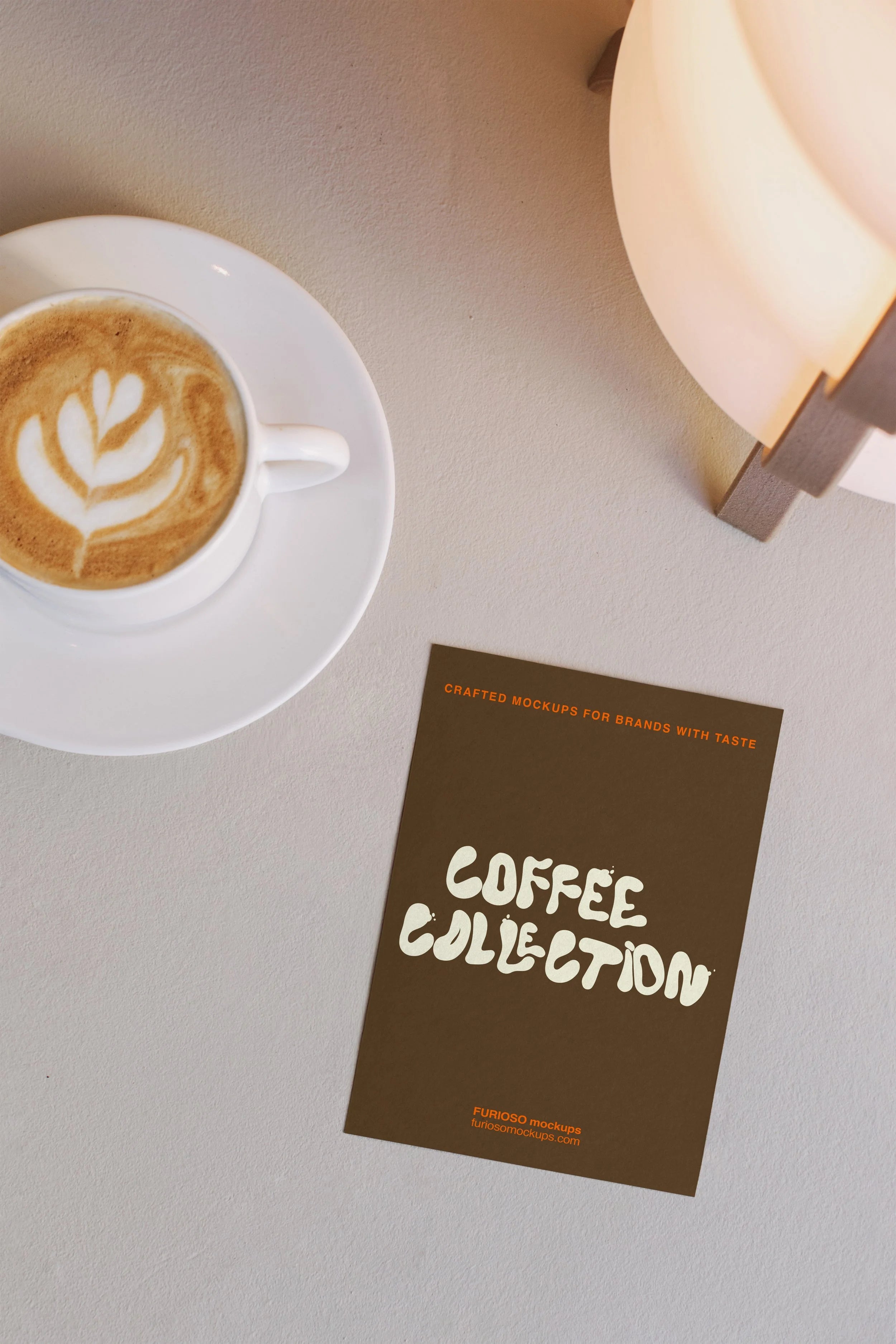 Card Mockup 01CC PSD mockup from the Coffee Collection – FURIOSO