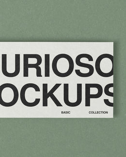 Card Mockup 02FM PSD mockup from the Basic Collection – FURIOSO