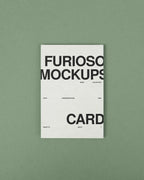 Card Mockup 04FM PSD mockup from the Basic Collection – FURIOSO