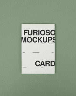 Card Mockup 04FM PSD mockup from the Basic Collection – FURIOSO