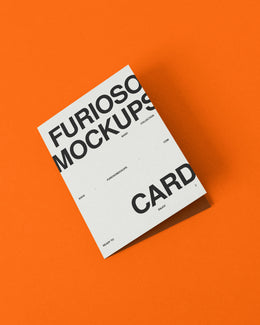 Card Mockup 08FM PSD mockup from the Basic Collection – FURIOSO