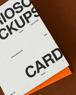 Card Mockup 08FM PSD mockup from the Basic Collection – FURIOSO
