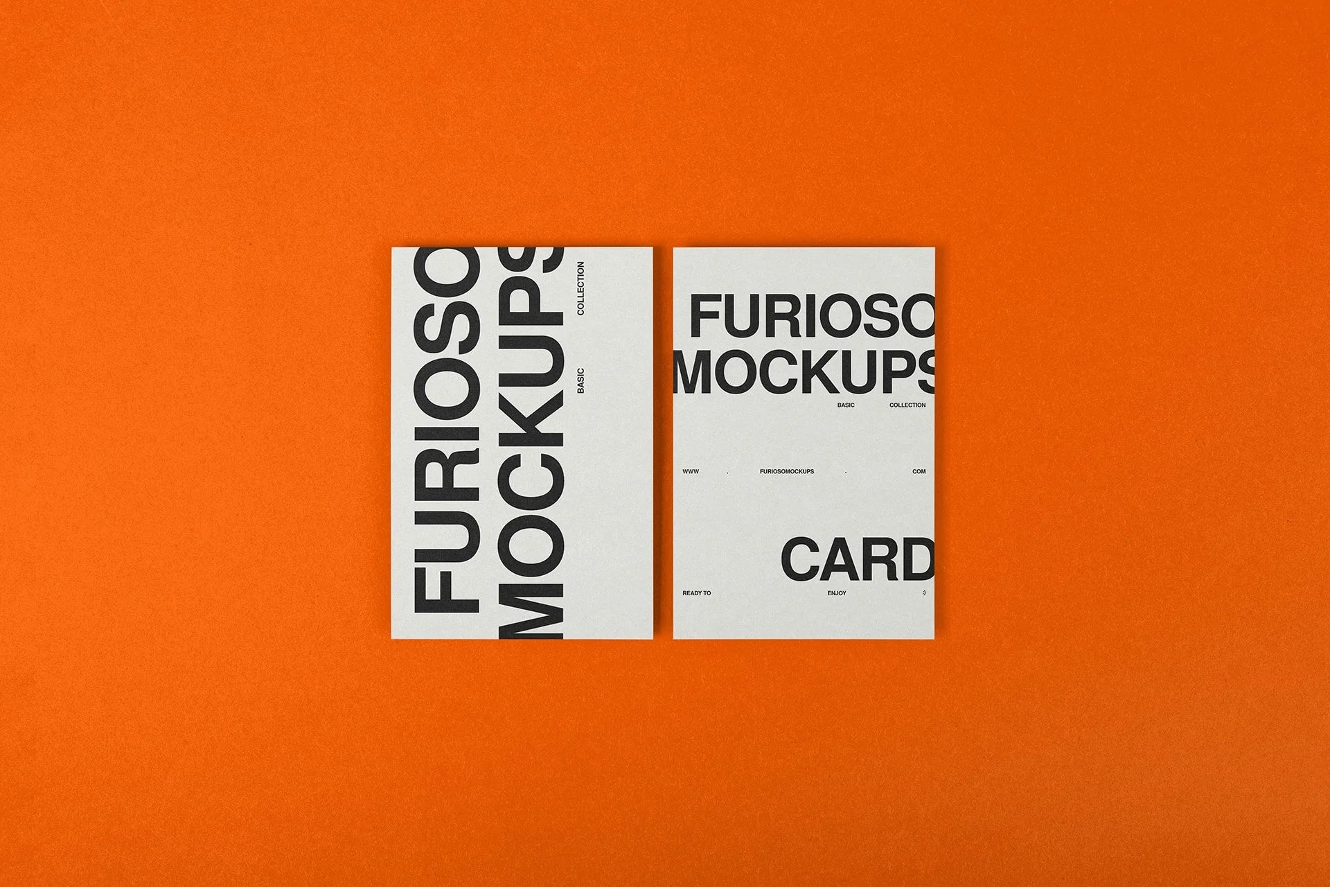 Cards Mockup 05FM PSD mockup from the Basic Collection – FURIOSO