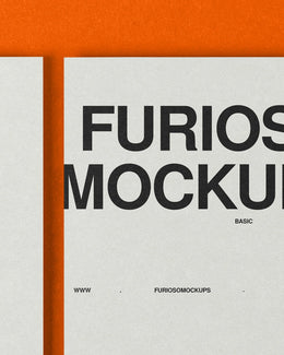 Cards Mockup 05FM PSD mockup from the Basic Collection – FURIOSO