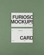 Cards Mockup 06FM PSD mockup from the Basic Collection – FURIOSO