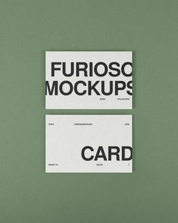 Cards Mockup 06FM PSD mockup from the Basic Collection – FURIOSO
