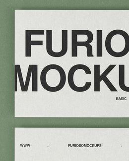Cards Mockup 06FM PSD mockup from the Basic Collection – FURIOSO