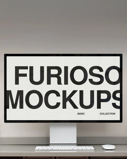 Mac Studio Display Mockup 01FM PSD mockup from the Basic Collection – FURIOSO