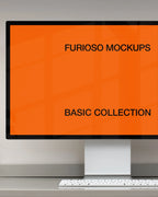 Mac Studio Display Mockup 01FM PSD mockup from the Basic Collection – FURIOSO