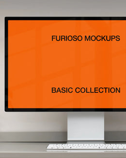 Mac Studio Display Mockup 01FM PSD mockup from the Basic Collection – FURIOSO