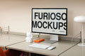 Mac Studio Display Mockup 03FM PSD mockup from the Basic Collection – FURIOSO