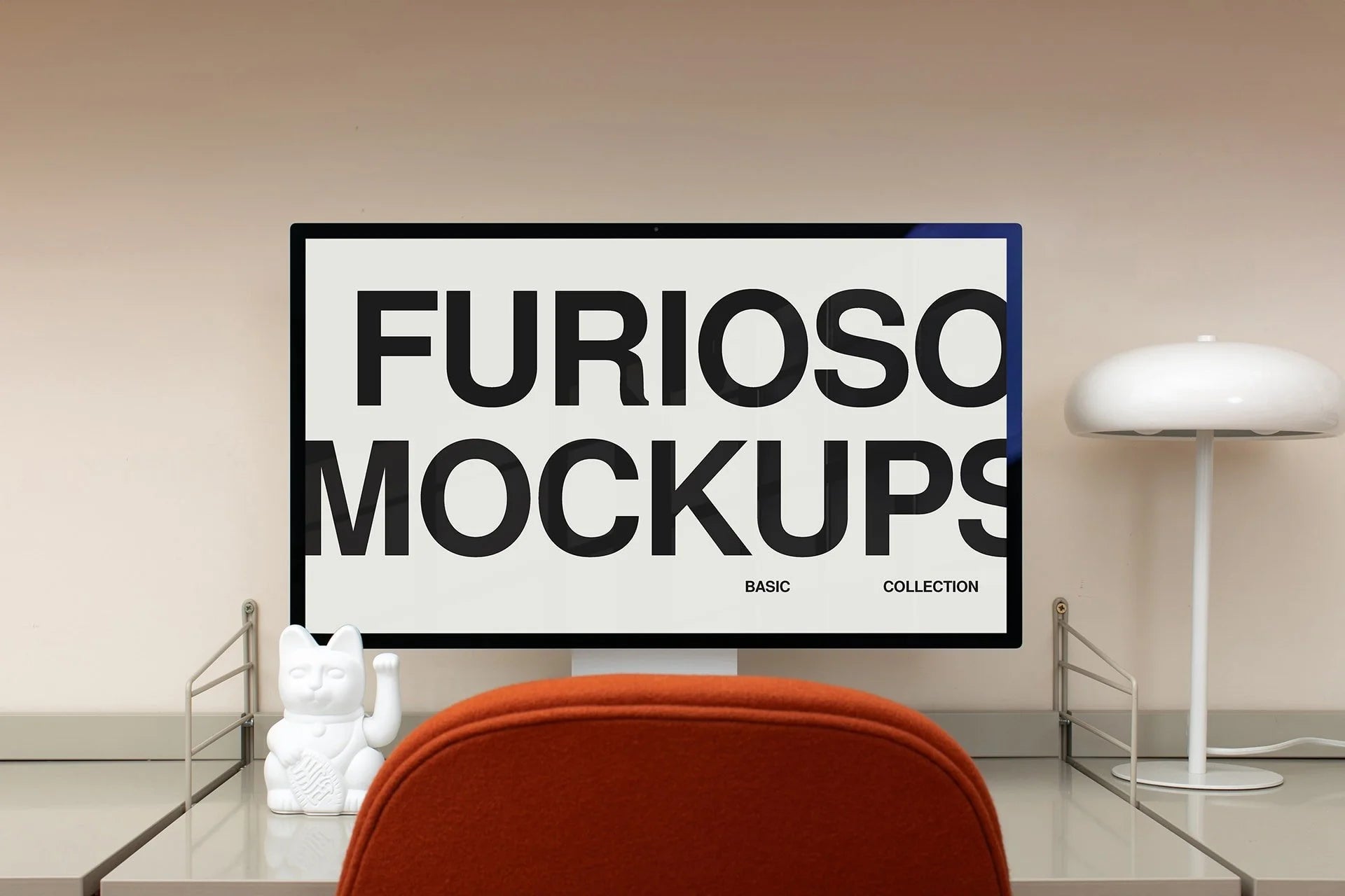 Mac Studio Display Mockup 04FM PSD mockup from the Basic Collection – FURIOSO