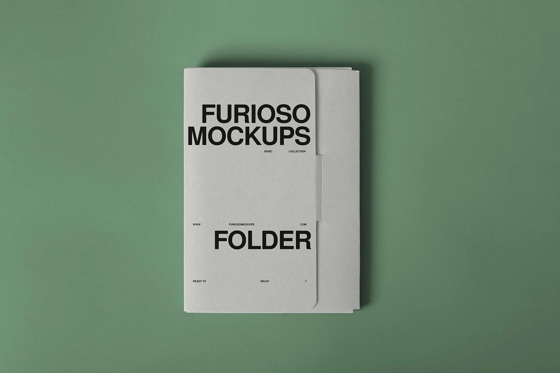 Folder Mockup 01FM PSD mockup from the Basic Collection – FURIOSO