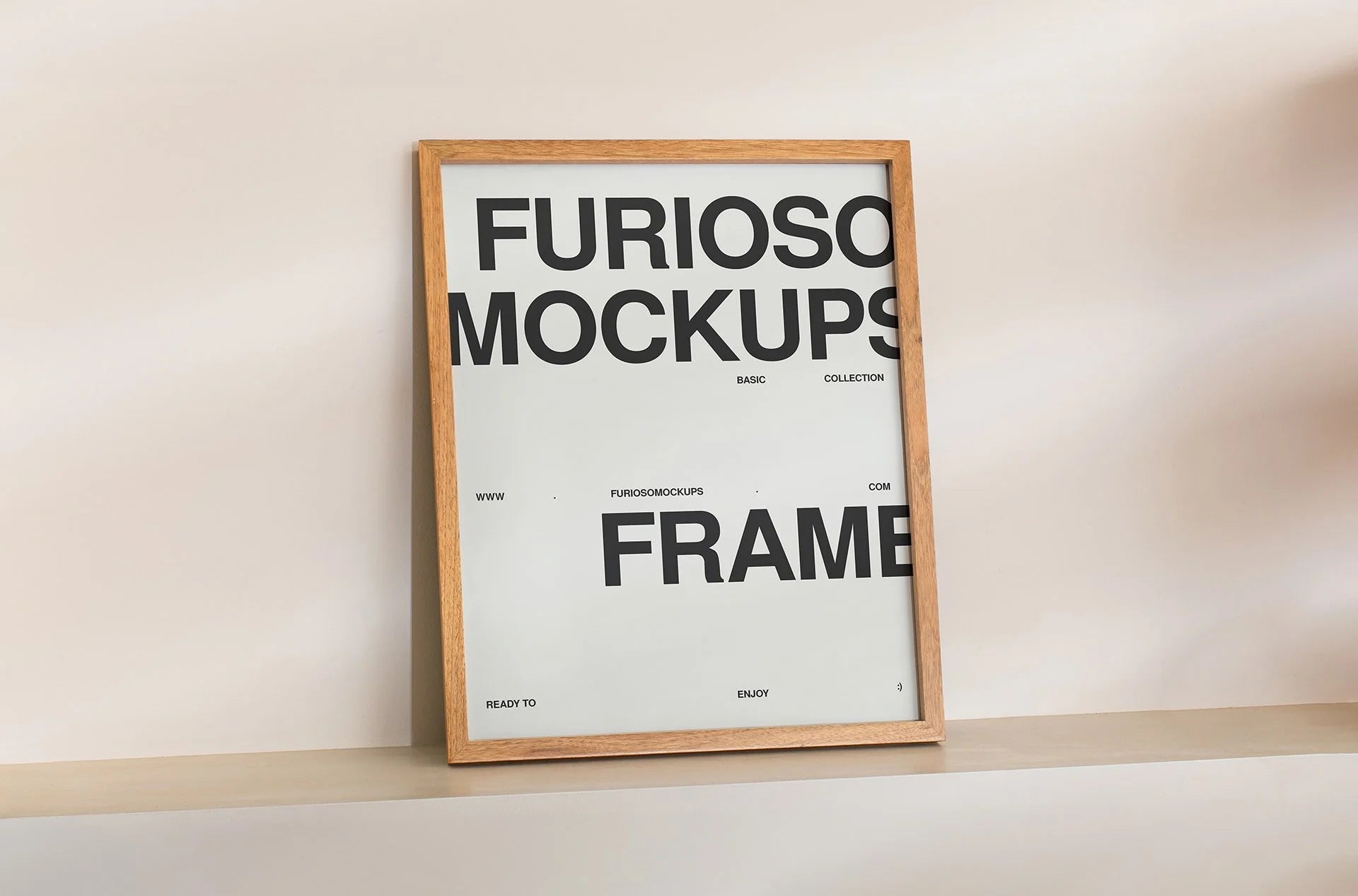 Frame Mockup 01FM PSD mockup from the Basic Collection – FURIOSO