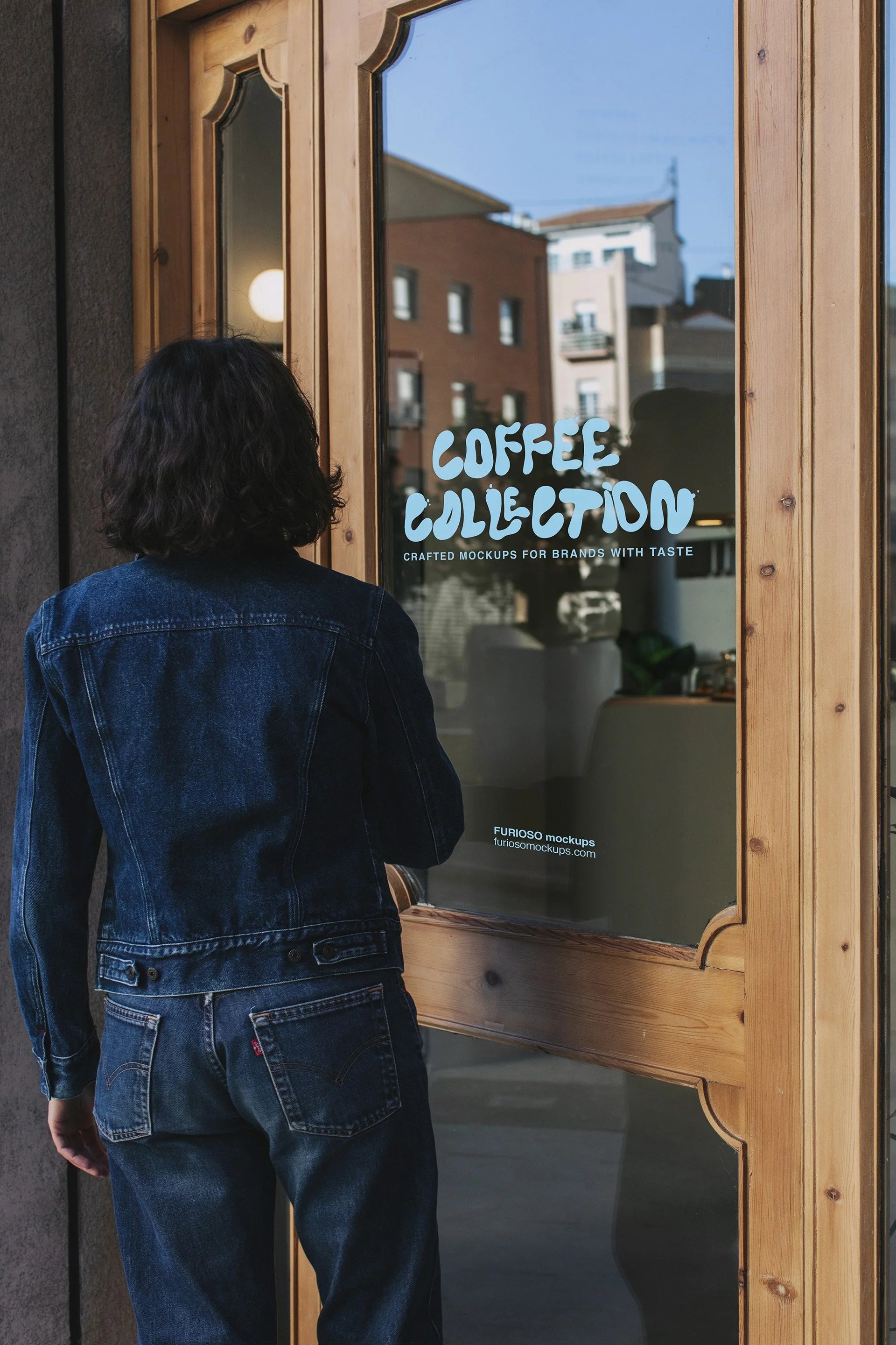 Glass Door Mockup 01CC PSD mockup from the Coffee Collection – FURIOSO
