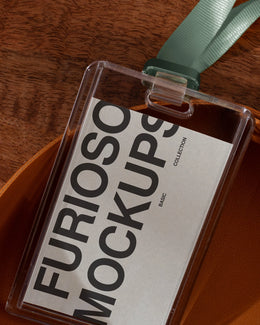 ID Badge Mockup 01FM PSD mockup from the Basic Collection – FURIOSO