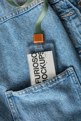 ID Badge Mockup 02FM PSD mockup from the Basic Collection – FURIOSO
