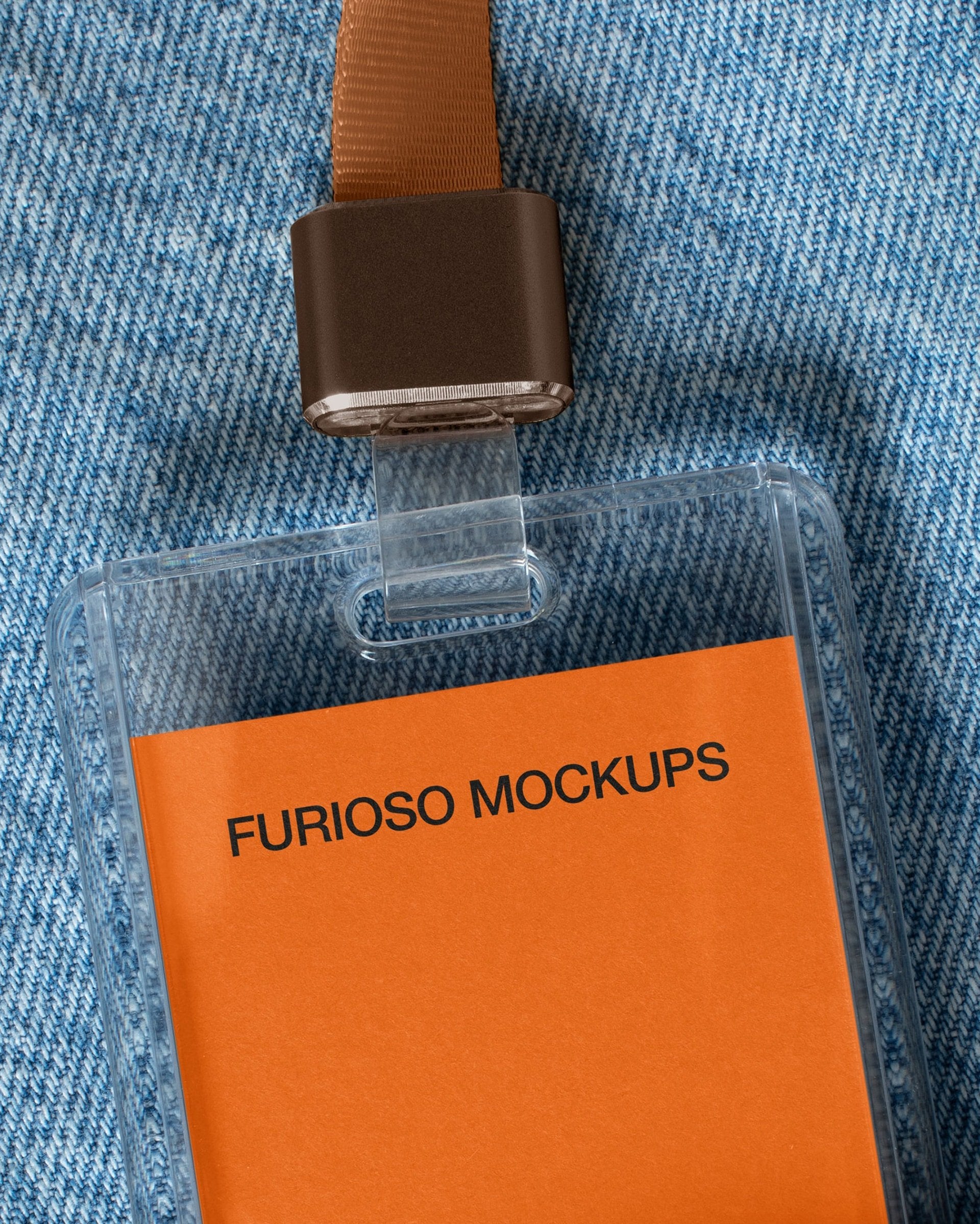 ID Badge Mockup 02FM PSD mockup from the Basic Collection – FURIOSO