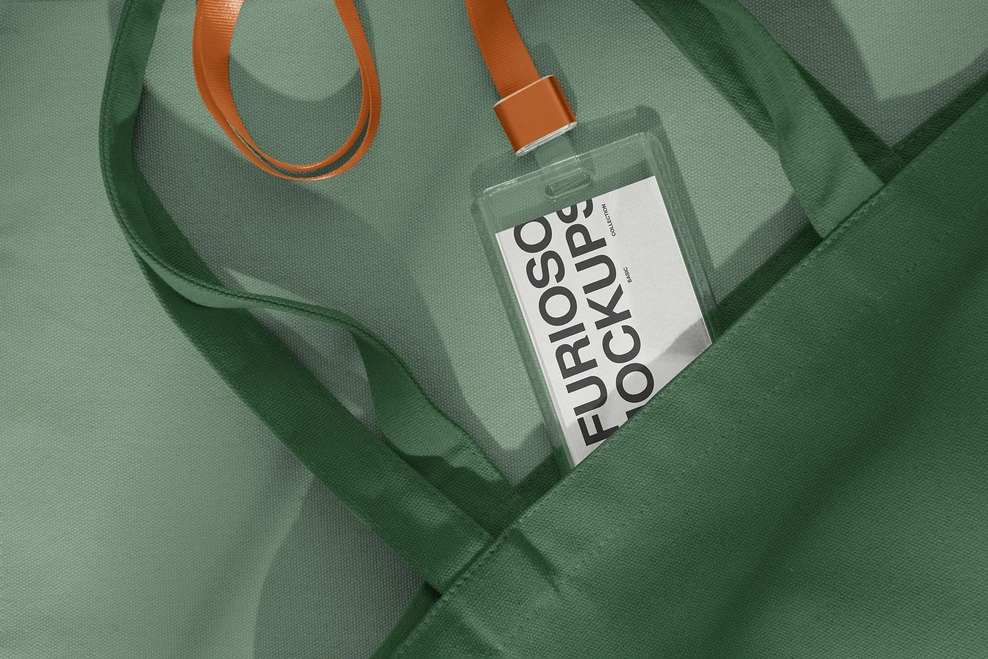 ID Badge Mockup 03FM PSD mockup from the Basic Collection – FURIOSO