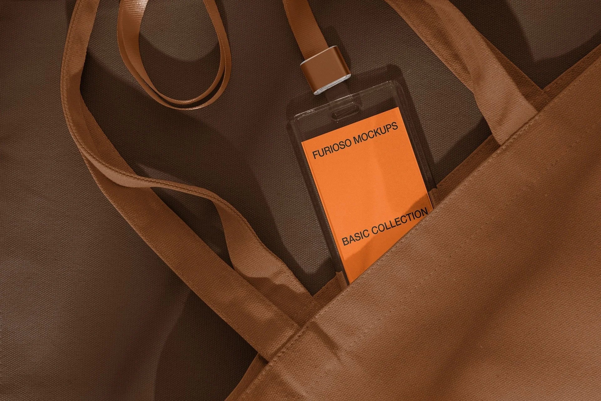 ID Badge Mockup 03FM PSD mockup from the Basic Collection – FURIOSO