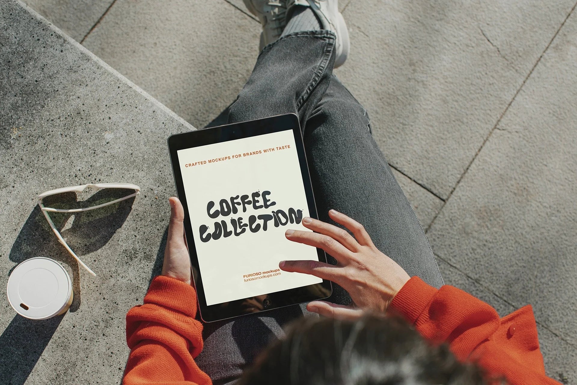 iPad Mockup 01CC PSD mockup from the Coffee Collection – FURIOSO