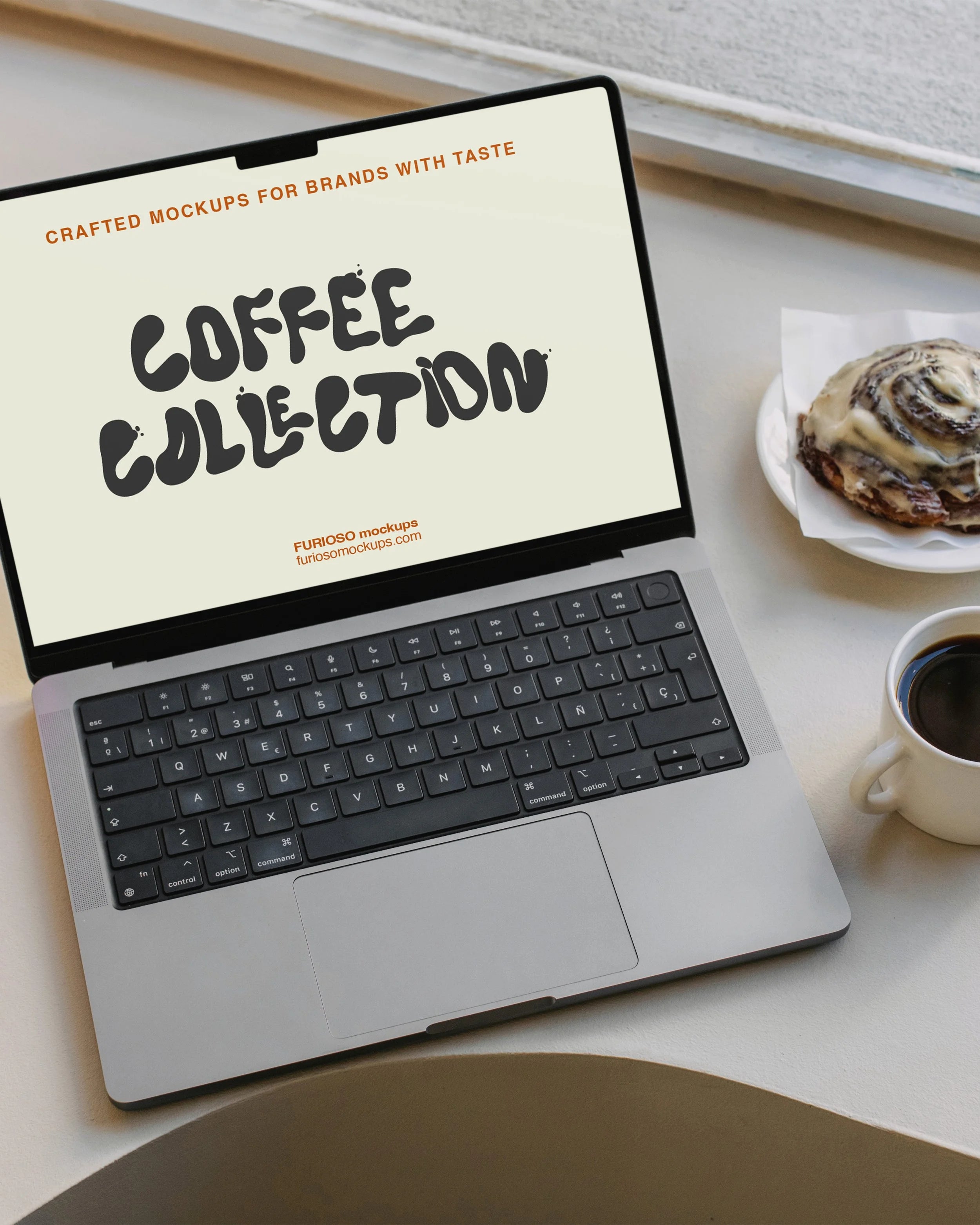 MacBook Mockup 01CC PSD mockup from the Coffee Collection – FURIOSO
