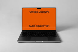 MacBook Mockup 01FM PSD mockup from the Basic Collection – FURIOSO