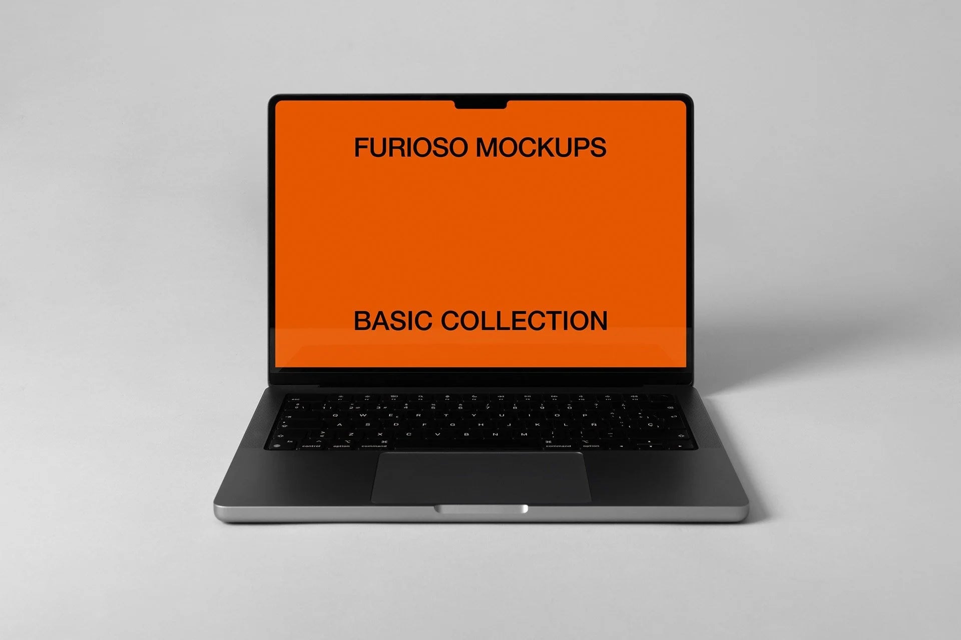 MacBook Mockup 01FM PSD mockup from the Basic Collection – FURIOSO