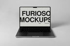 MacBook Mockup 01FM PSD mockup from the Basic Collection – FURIOSO