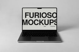 MacBook Mockup 01FM PSD mockup from the Basic Collection – FURIOSO