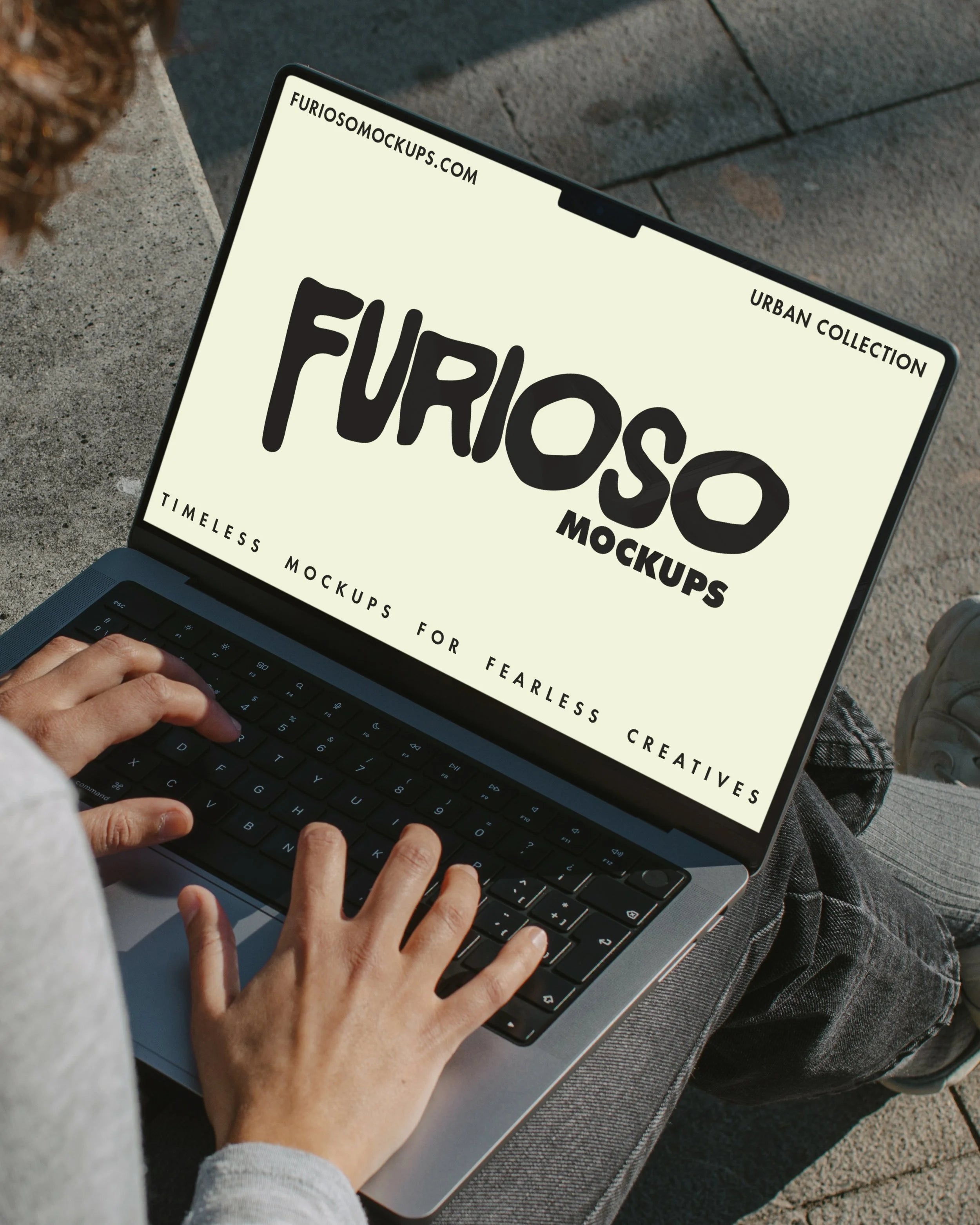 MacBook Mockup 01UC PSD mockup from the Urban Collection – FURIOSO