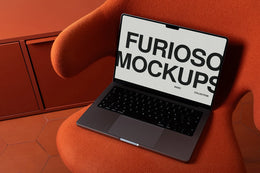 MacBook Mockup 03FM PSD mockup from the Basic Collection – FURIOSO