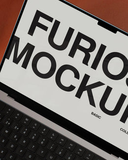 MacBook Mockup 09FM PSD mockup from the Basic Collection – FURIOSO