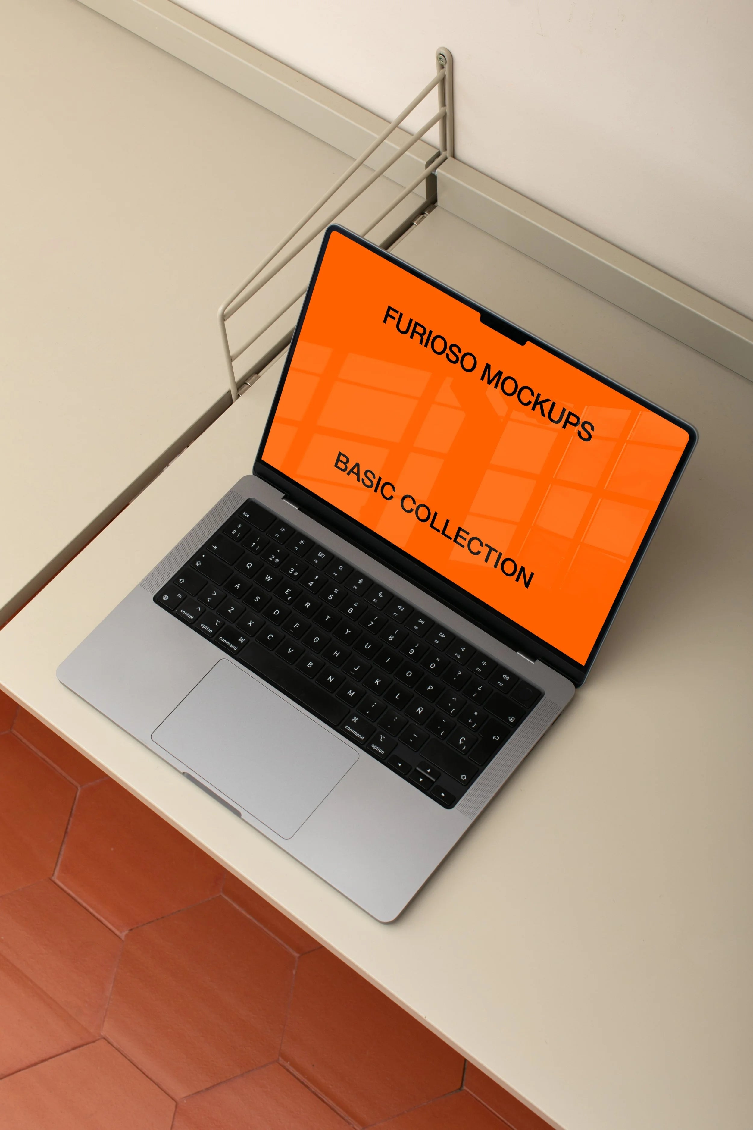 MacBook Mockup 10FM PSD mockup from the Basic Collection – FURIOSO