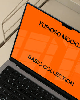 MacBook Mockup 10FM PSD mockup from the Basic Collection – FURIOSO