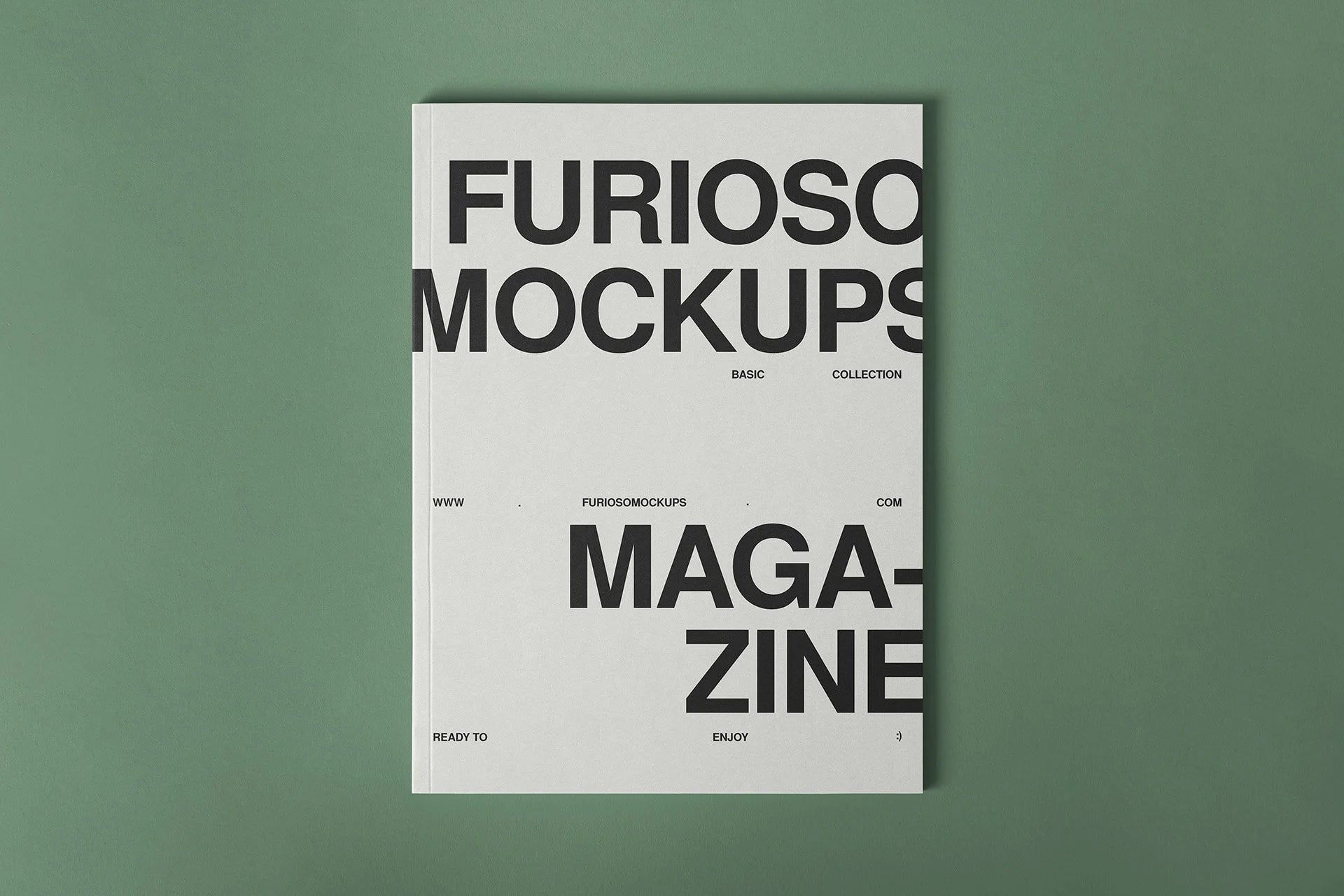 Magazine Mockup 01FM PSD mockup from the Basic Collection – FURIOSO