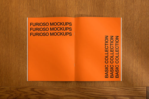 Magazine Mockup 07FM PSD mockup from the Basic Collection – FURIOSO