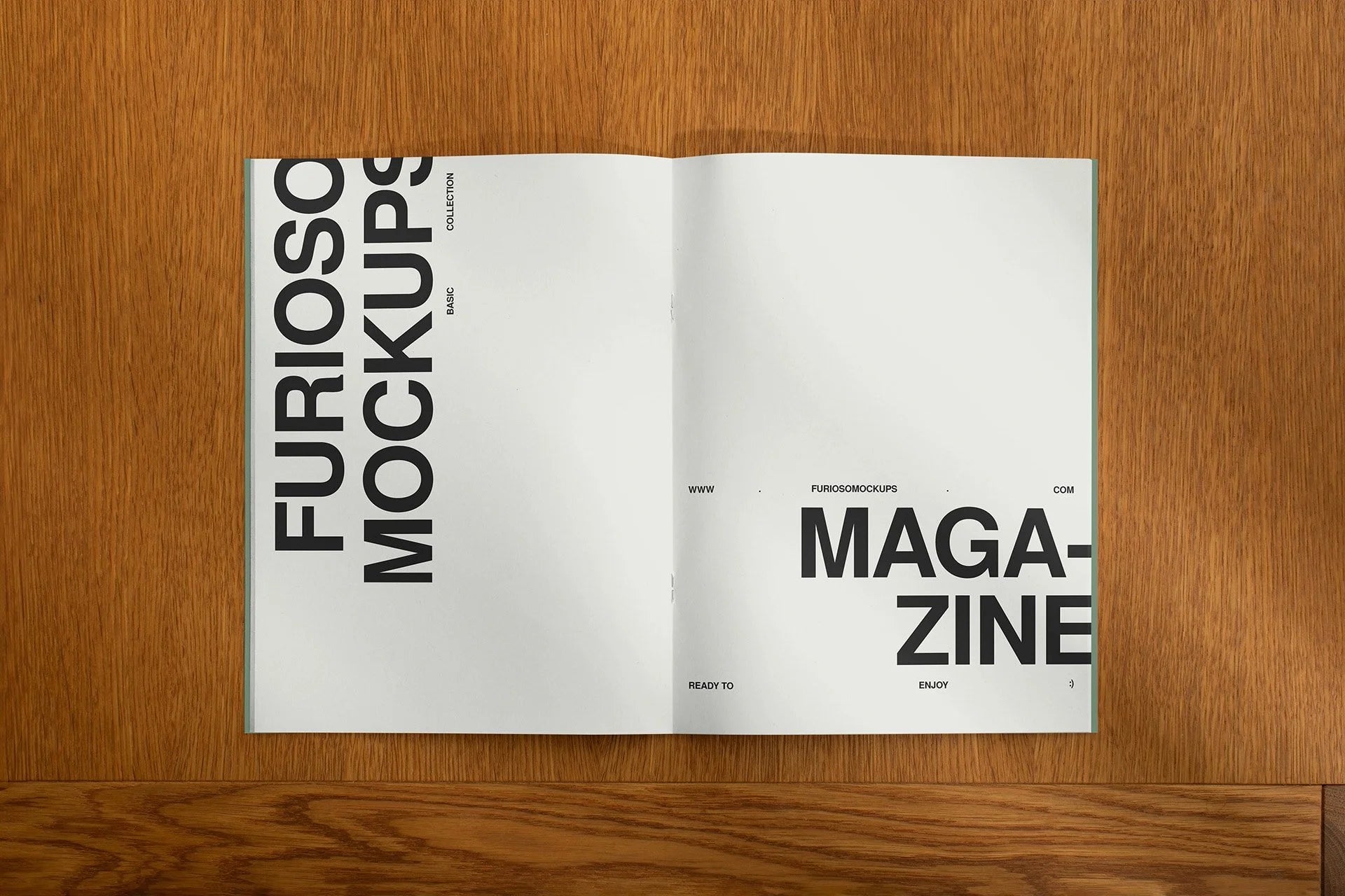 Magazine Mockup 07FM PSD mockup from the Basic Collection – FURIOSO