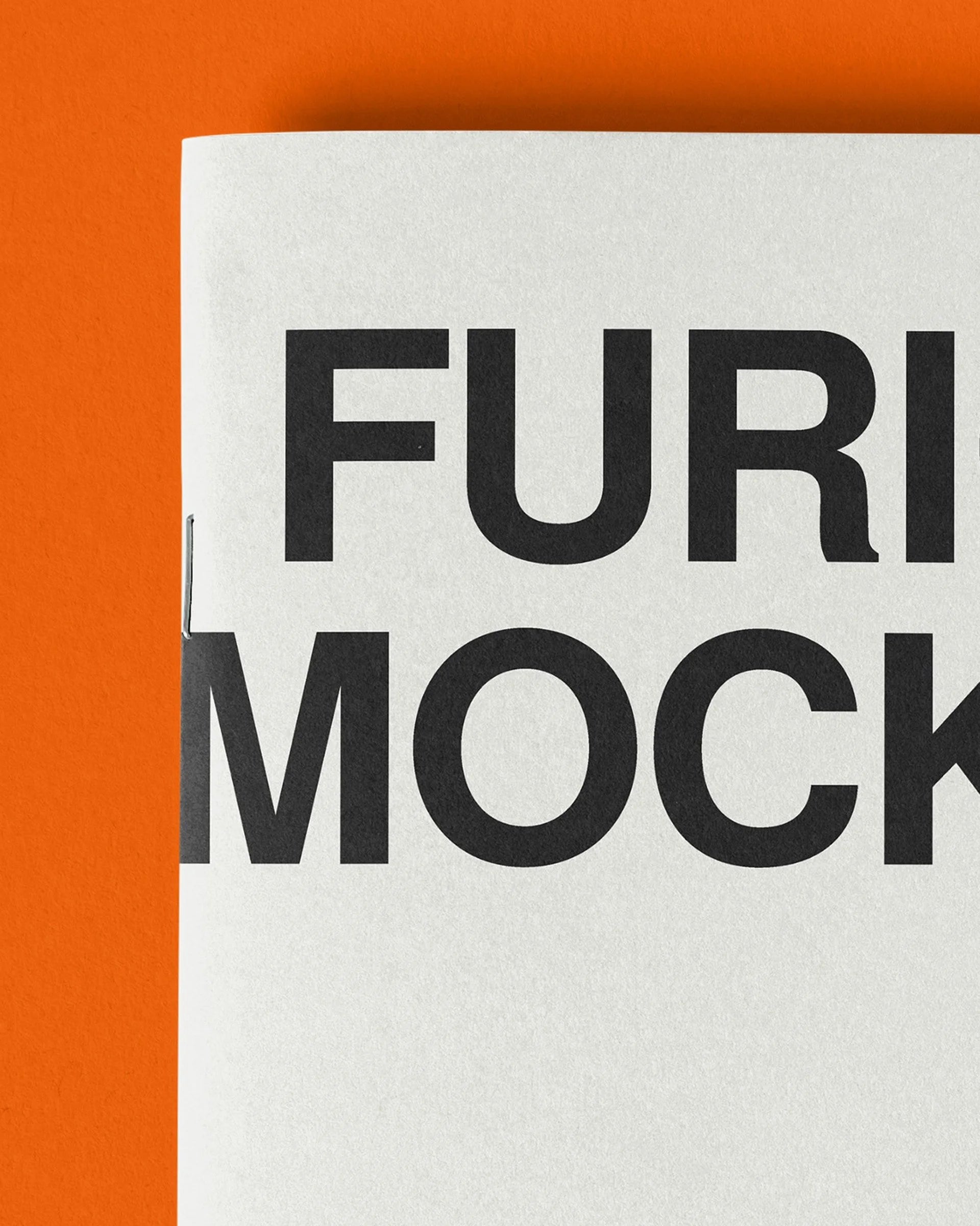 Magazine Mockup 09FM PSD mockup from the Basic Collection – FURIOSO
